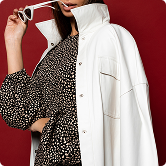 WHITE FRENCH COAT