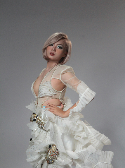 Celeste Satin Dress